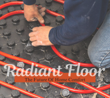 Radiant floor heating system